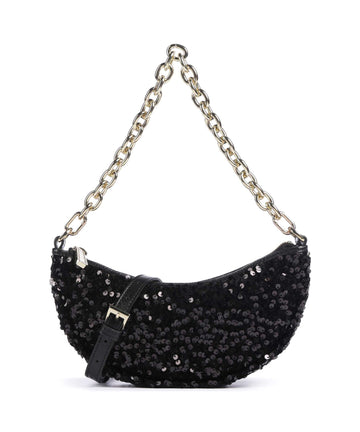 Abro Sequins Moon Axelremsväska black/gold