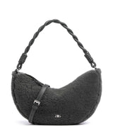Abro Shearling Moon Axelremsväska grey