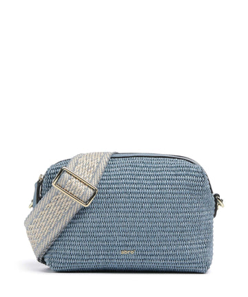 Abro Raffia Kaia Crossover väska light blue/fairy