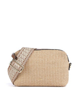 Abro Raffia Kaia Crossover väska natural