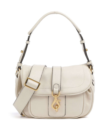 Abro Dalia Star Saddle Axelremsväska beige
