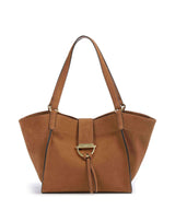 Abro Suede Temi Shoppingväska cuoio