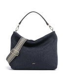 Abro Raffia Kaia Hobo väska navy