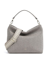 Abro Raffia Kaia Hobo väska tope