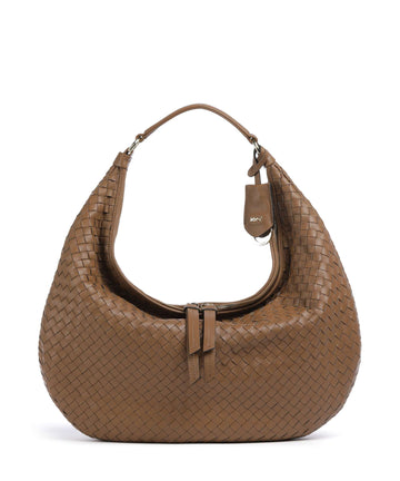 Abro Piuma Nana Hobo väska caramel/cognac