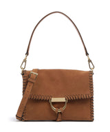 Abro Suede Temi Stitch Axelremsväska cuoio