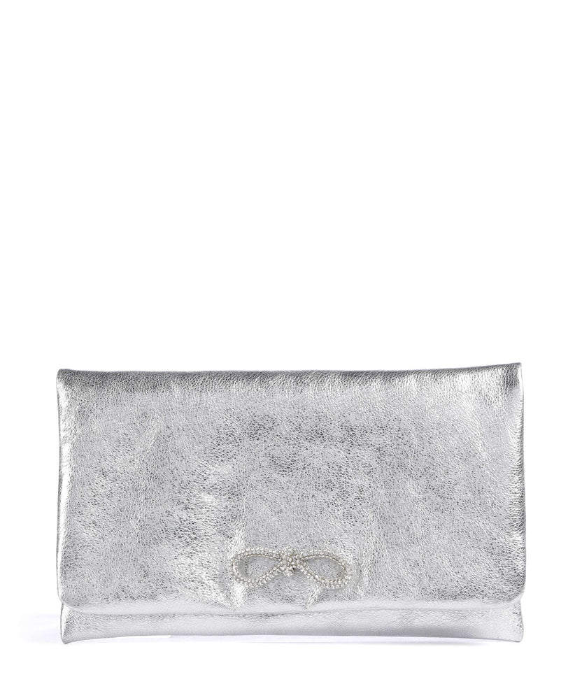 Abro Mimosa Strass Clutch bag silver