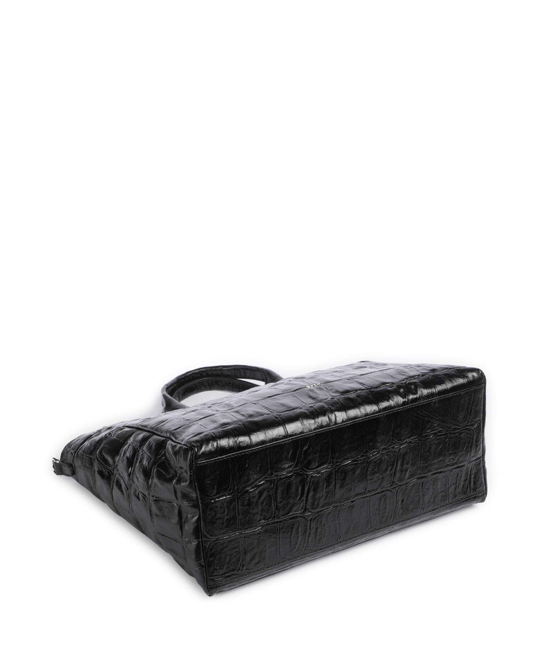 Abro Maxi Cocco Mia Handbag black/nickel