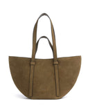 Abro Suede Cosmo Medium Shoppingväska military