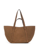 Abro Suede Cosmo Large Shoppingväska camel