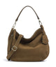 Abro Suede Juna Small Hobo väska military