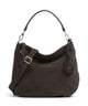Abro Suede Juna Small Hobo väska dark brown