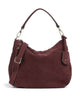 Abro Suede Juna Small Hobo väska bordeaux