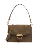 Abro Suede Temi Stitch Axelremsväska military