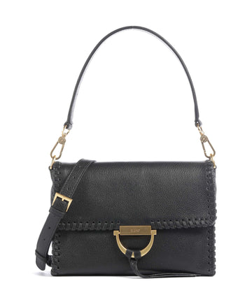 Abro Dalia Temi Stitch Axelremsväska black/gold