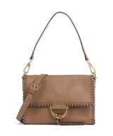 Abro Dalia Temi Stitch Axelremsväska caramel/cognac