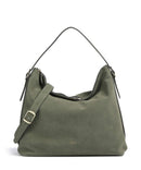 Abro Suede Carina Hobo väska oliv