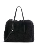 Abro Shearling Noelle Handväskor black/nickel