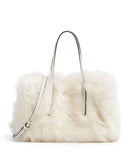 Abro Shearling Noelle Handväskor beige