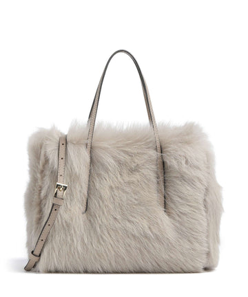 Abro Shearling Noelle Handväskor siena