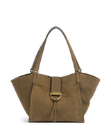 Abro Suede Temi Shoppingväska military