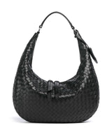 Abro Piuma Nana Small Hobo väska black/nickel