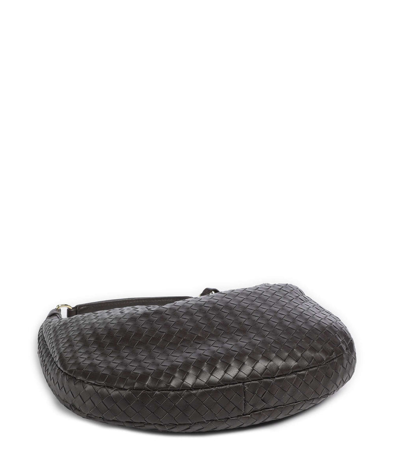 Abro Piuma Nana Small Hobo bag dark brown