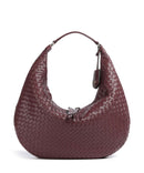 Abro Piuma Nana Hobo väska bordeaux