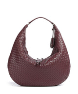 Abro Piuma Nana Hobo väska bordeaux