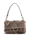 Abro Shearling Temi Axelremsväska tope