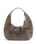 Abro Shearling Nana Small Hobo väska tope