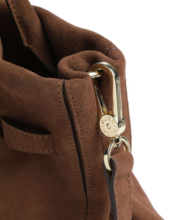 Abro Suede Jill Handbag wood