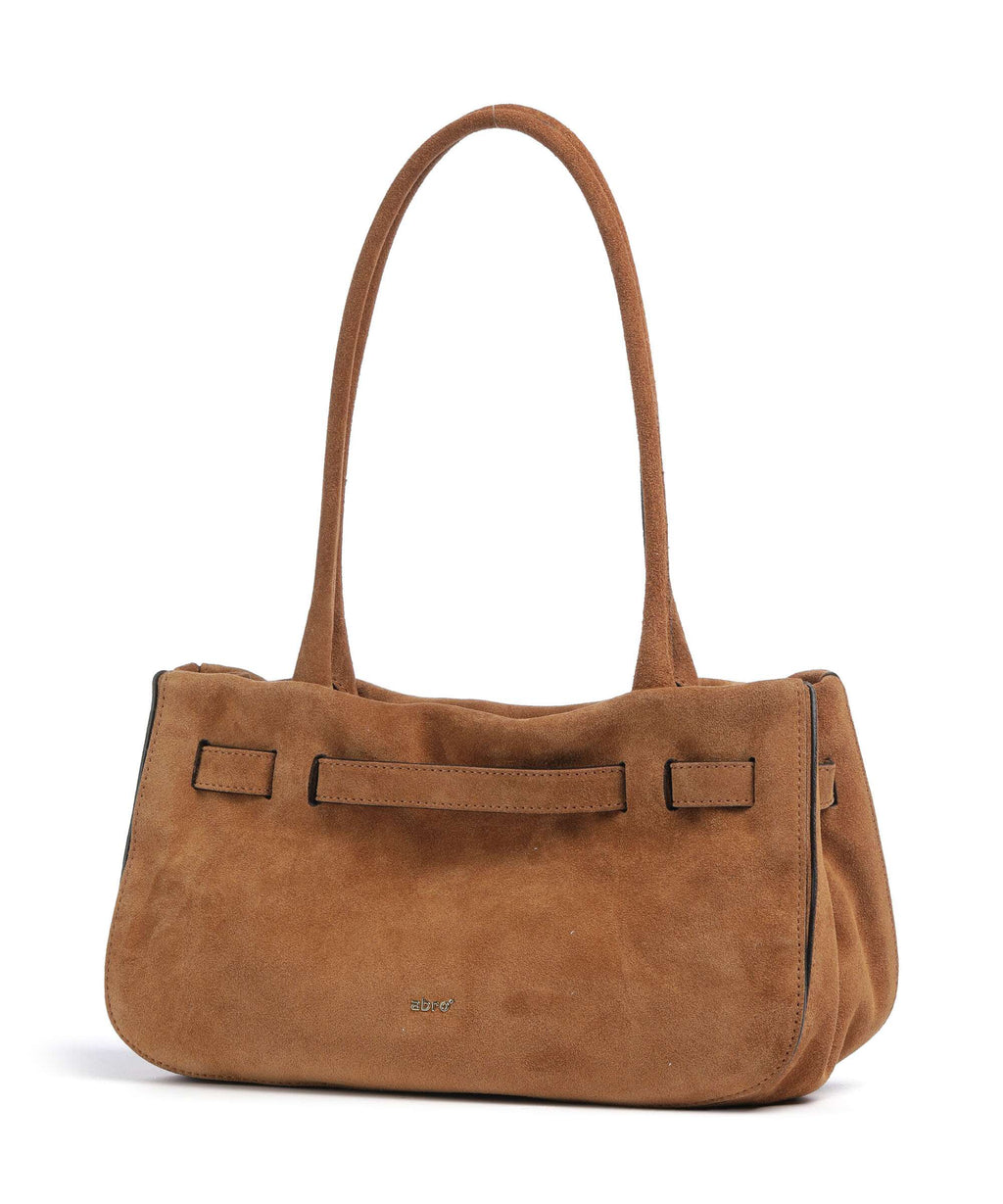 Abro Suede Jill Shoulder bag cuoio