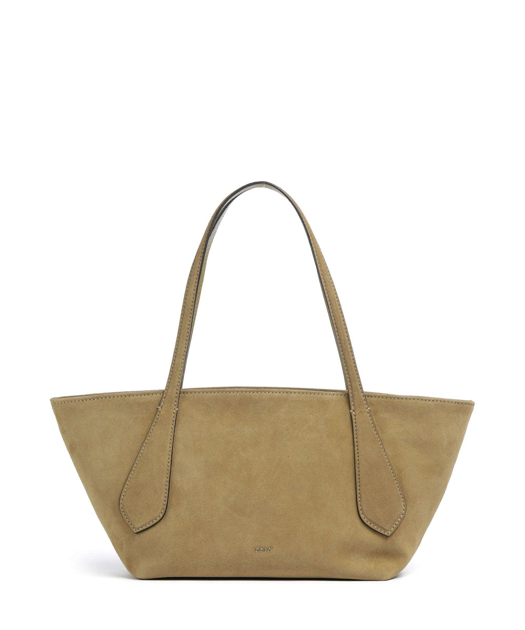 Abro Suede Carina Shoulder bag mud