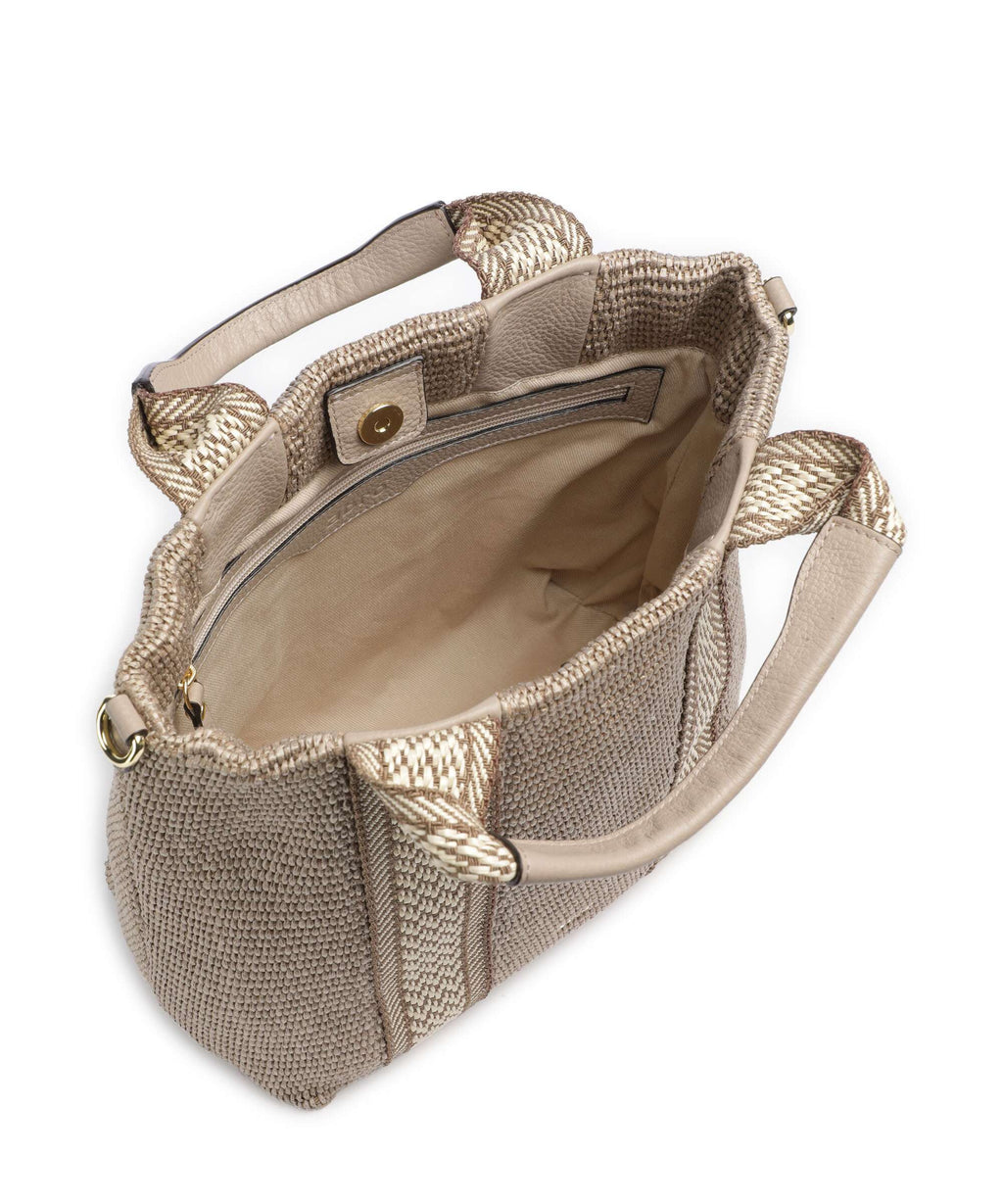 Abro Raffia Kaia Handbag siena