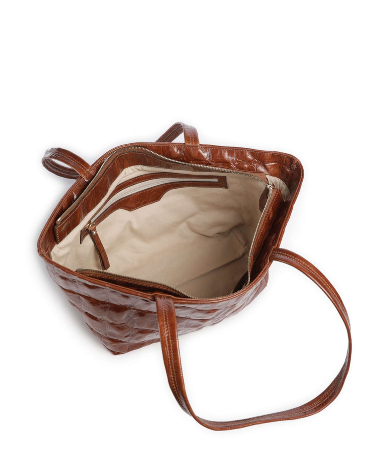 Abro Maxi Cocco Alba Shoulder bag caramel/cognac