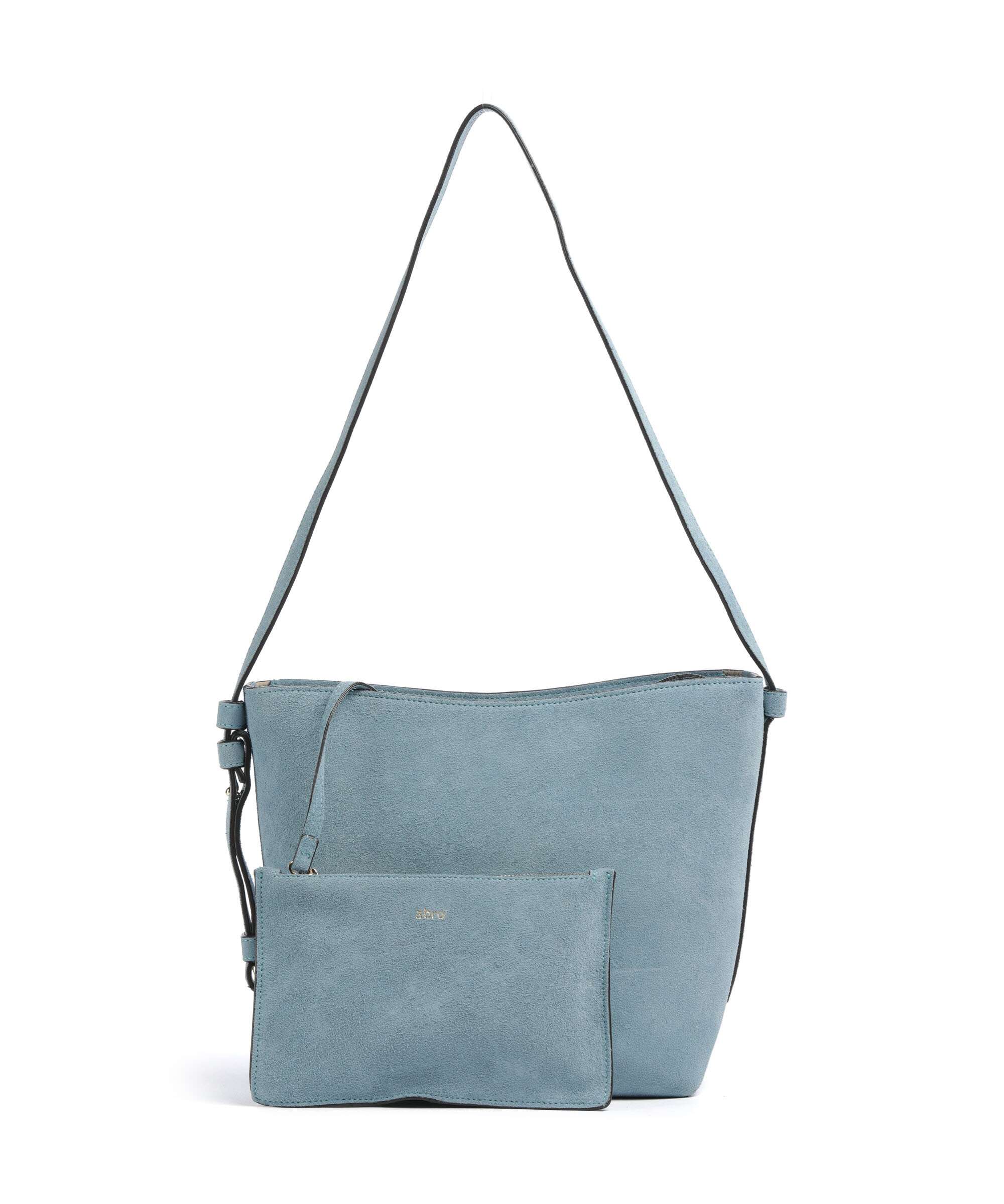 Abro Suede Cosmo Crossbody bag sapphire
