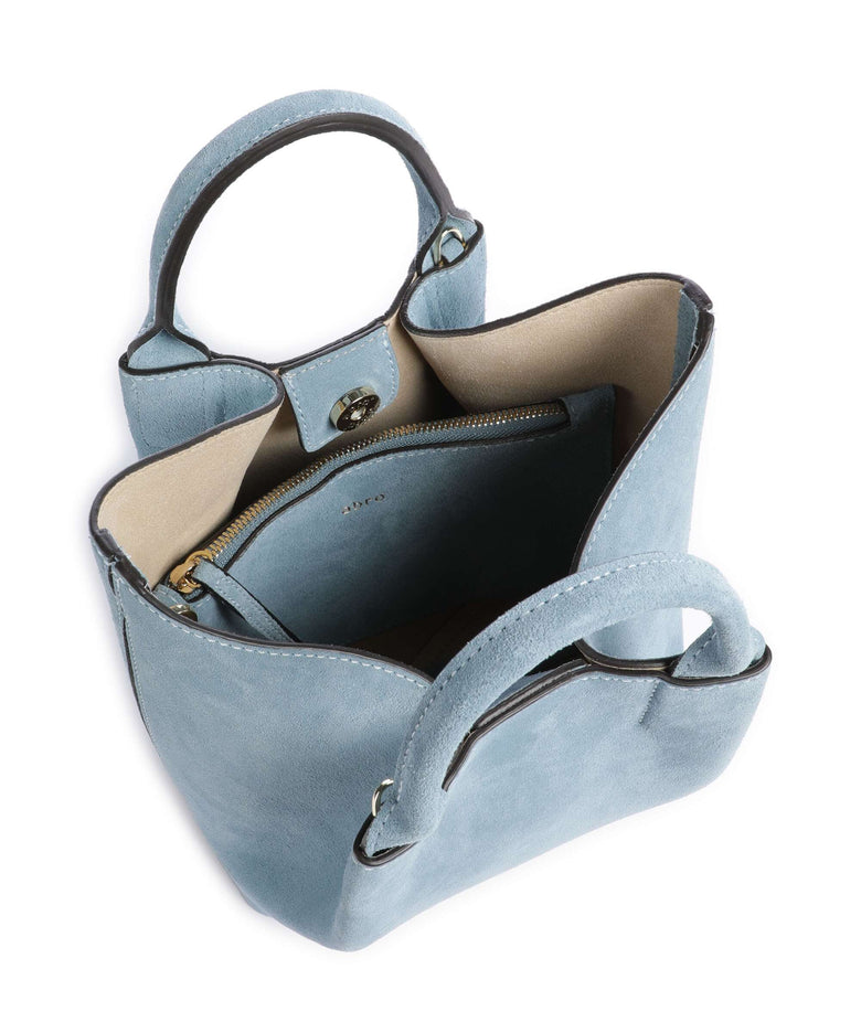 Abro Suede Essential Small Crossbody bag sapphire