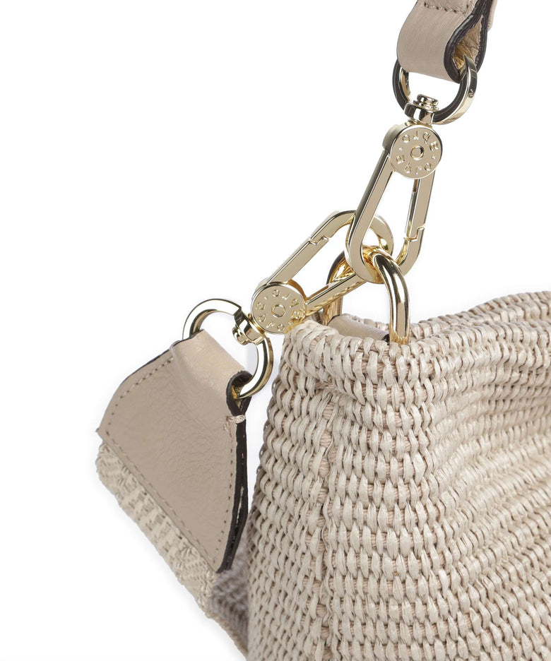 Abro Raffia Kaia Hobo bag sahara