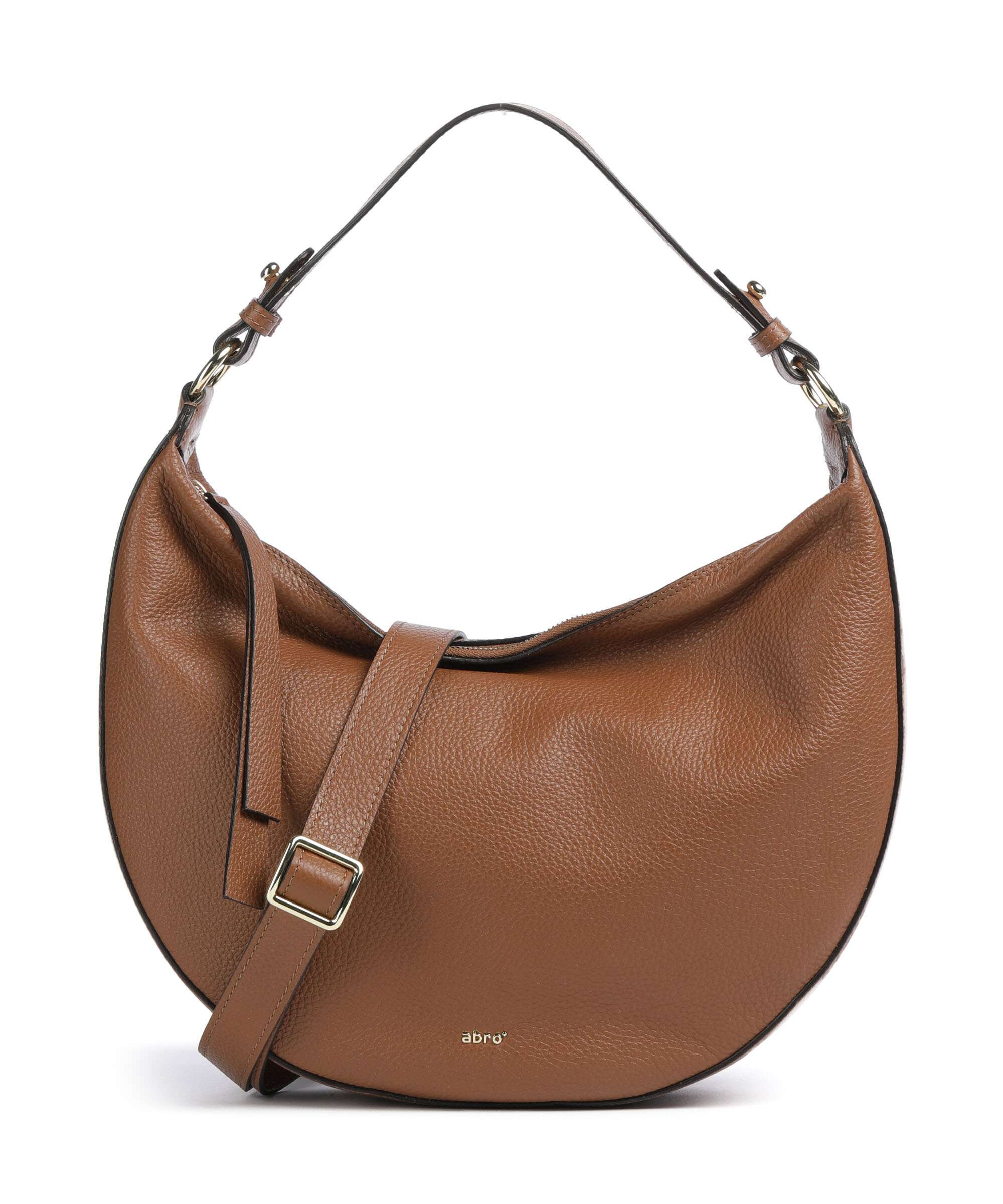 Abro Adria Lulu Small Hobo bag caramel/cognac