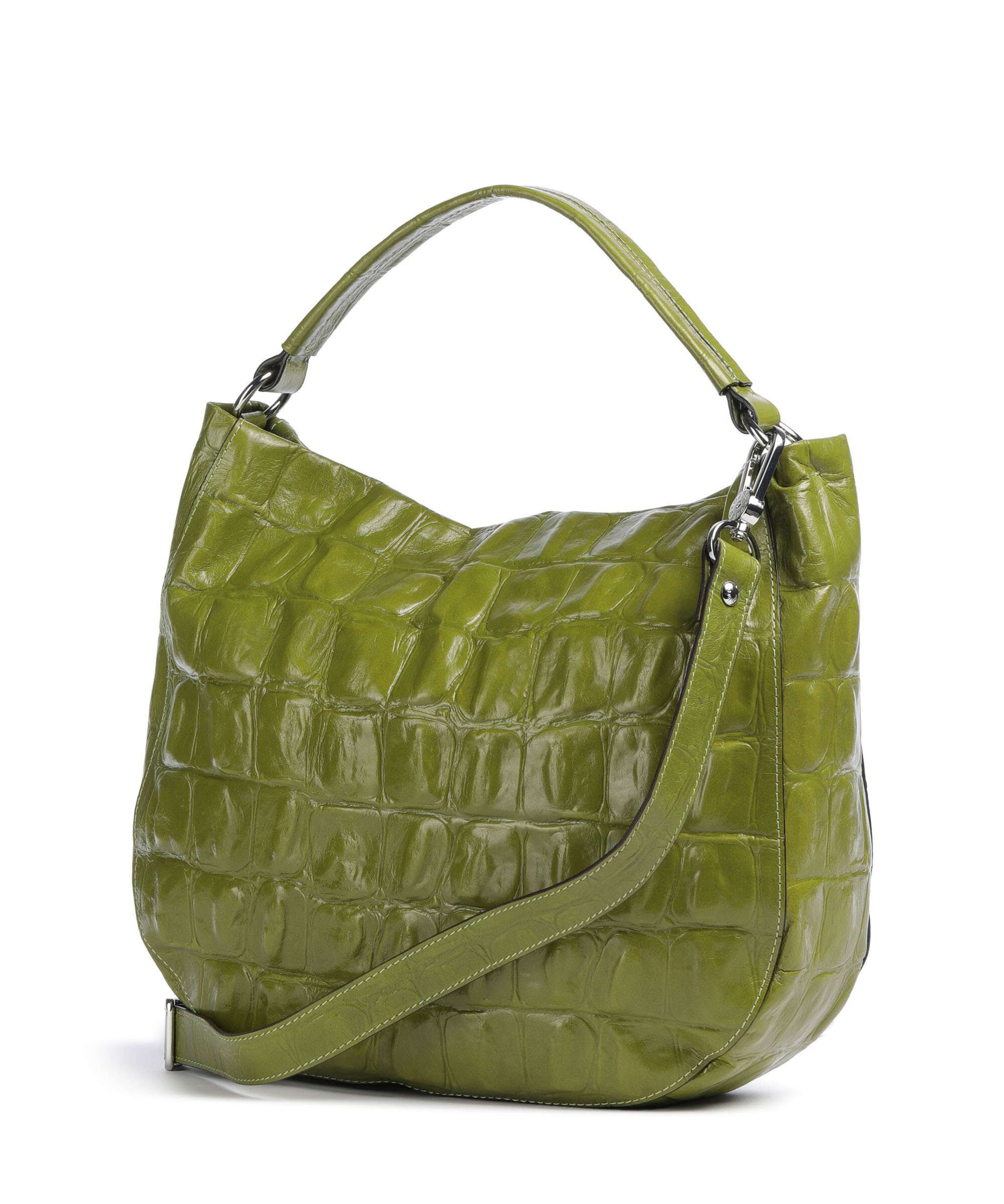 Abro Maxi Cocco Mia Hobo bag lime