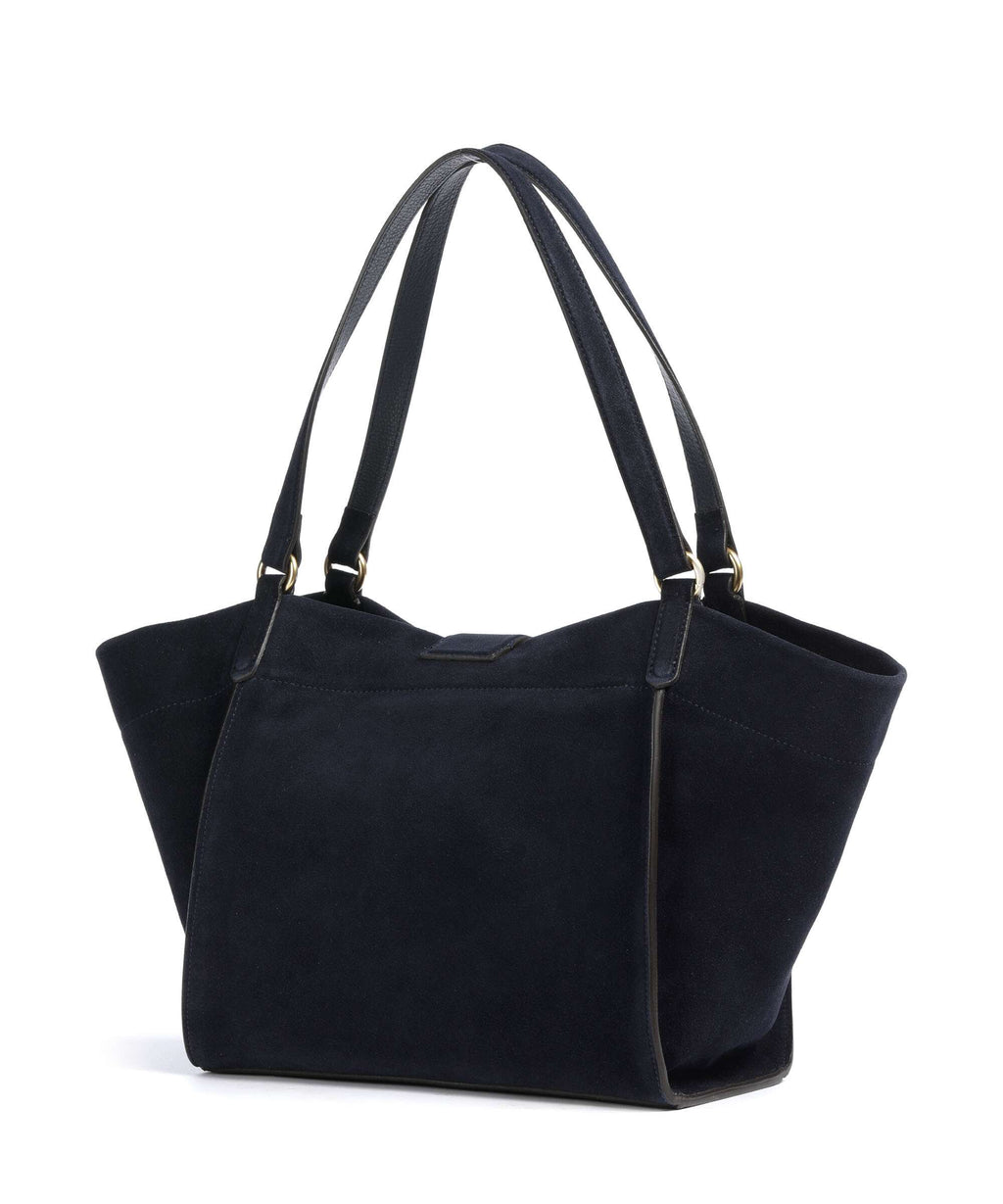 Abro Suede Temi Tote bag navy