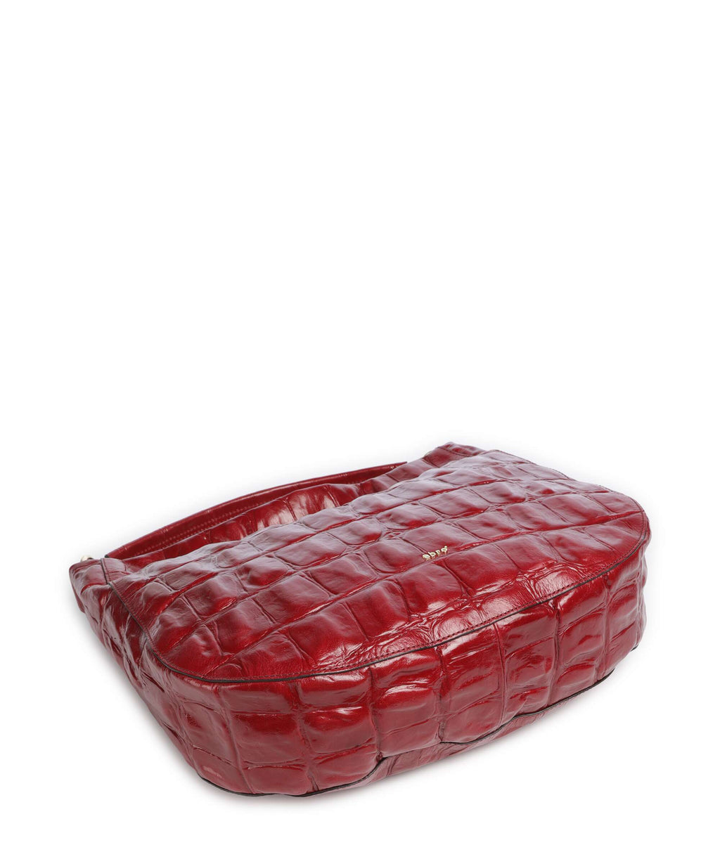 Abro Maxxi Cocco Mia Hobo bag ruby