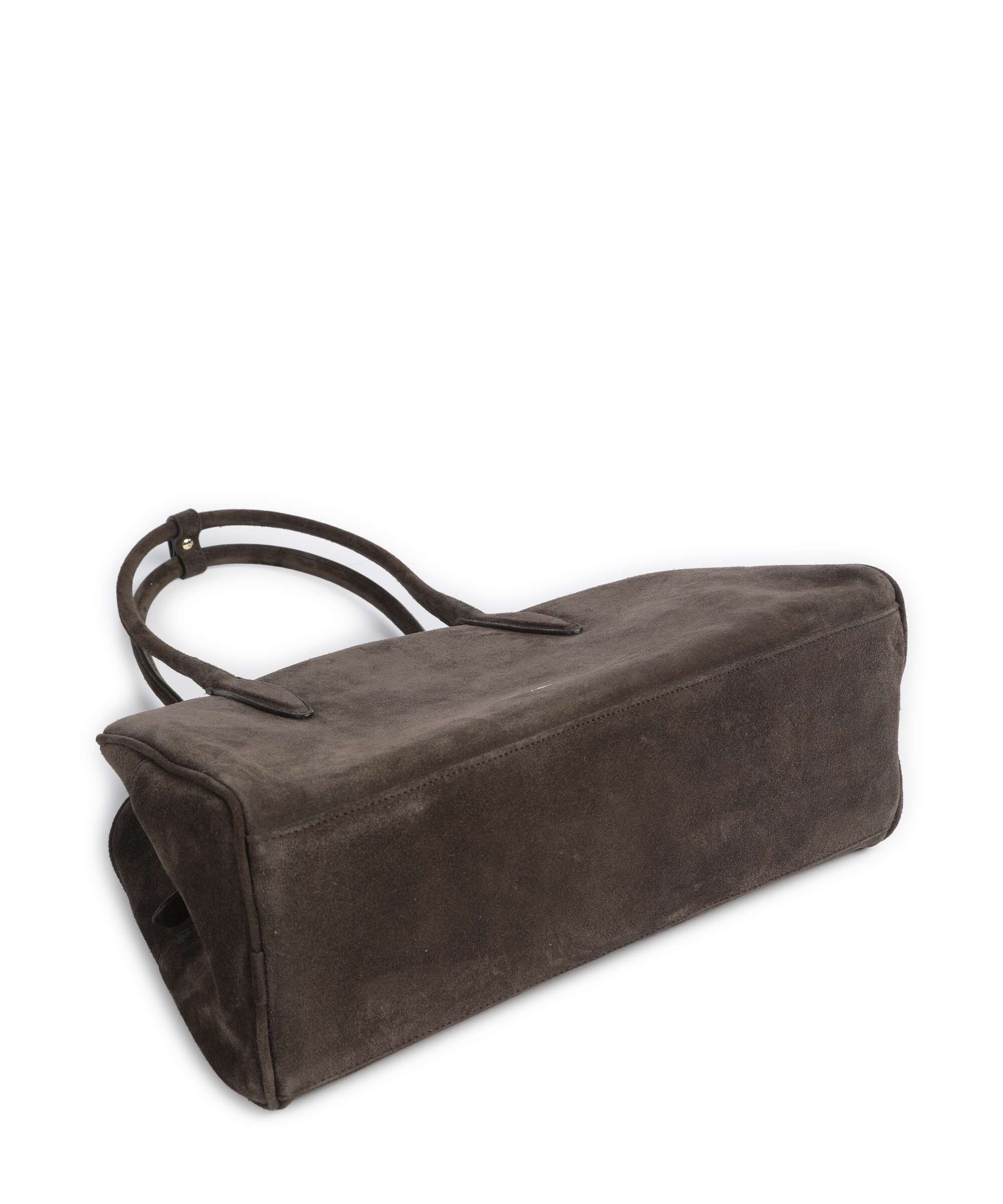 Abro Suede Amara Shoulder bag dark brown