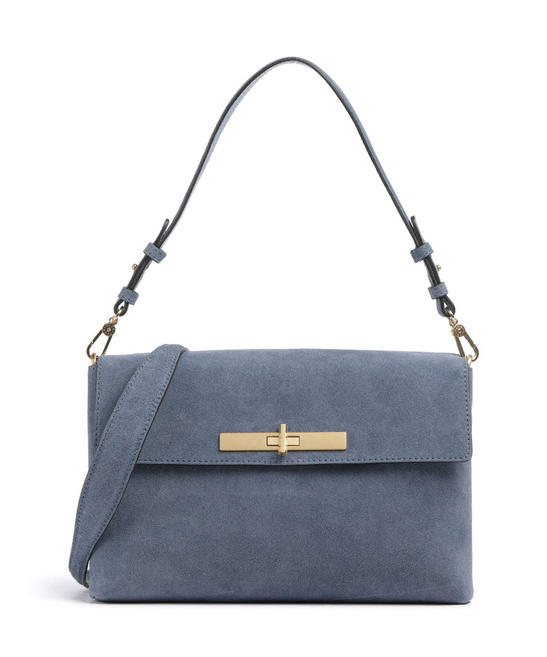 Abro Suede Twist Shoulder bag jeans