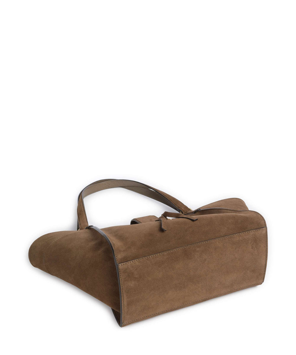 Abro Suede Temi Tote bag khaki