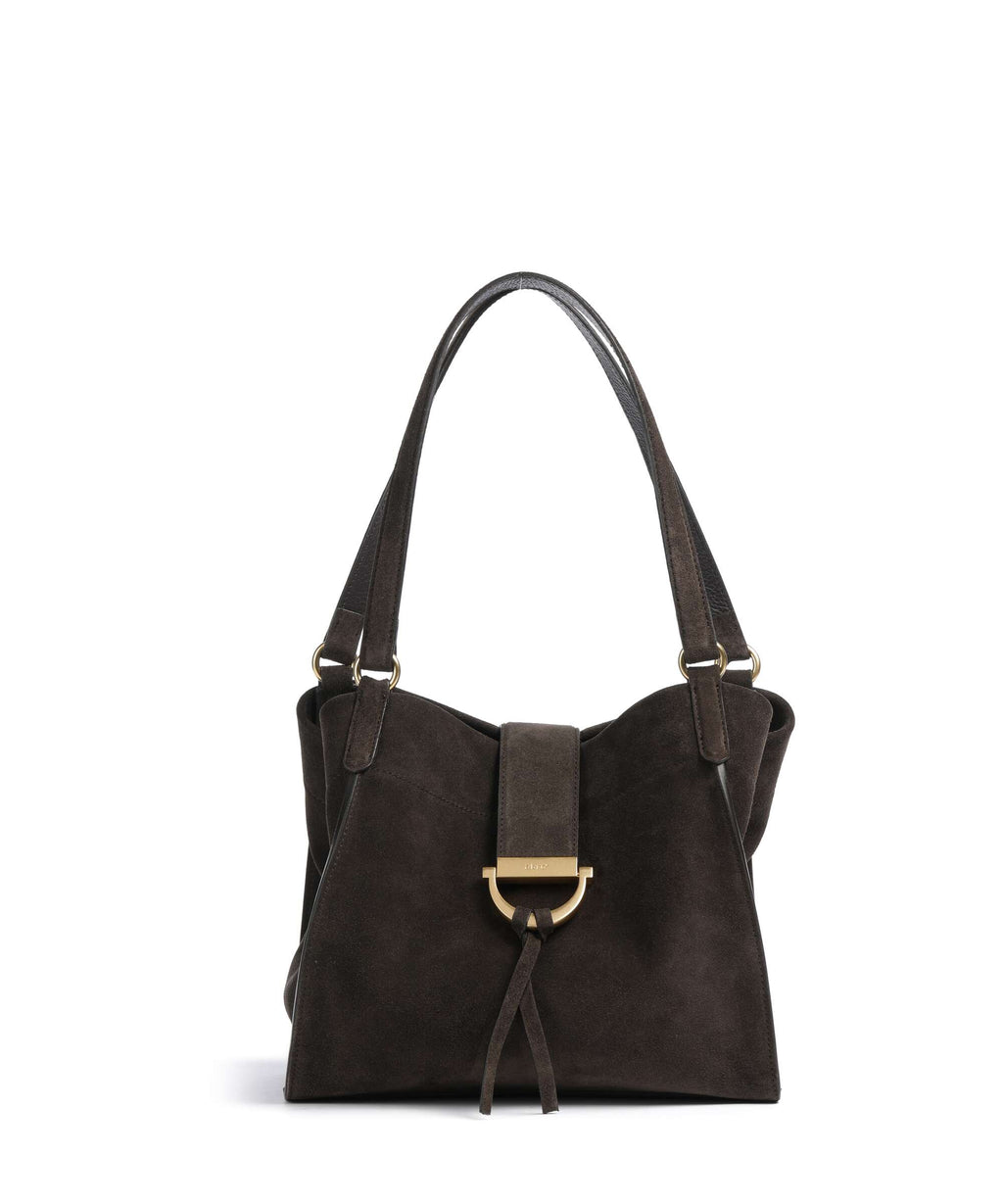 Abro Suede Temi Tote bag dark brown