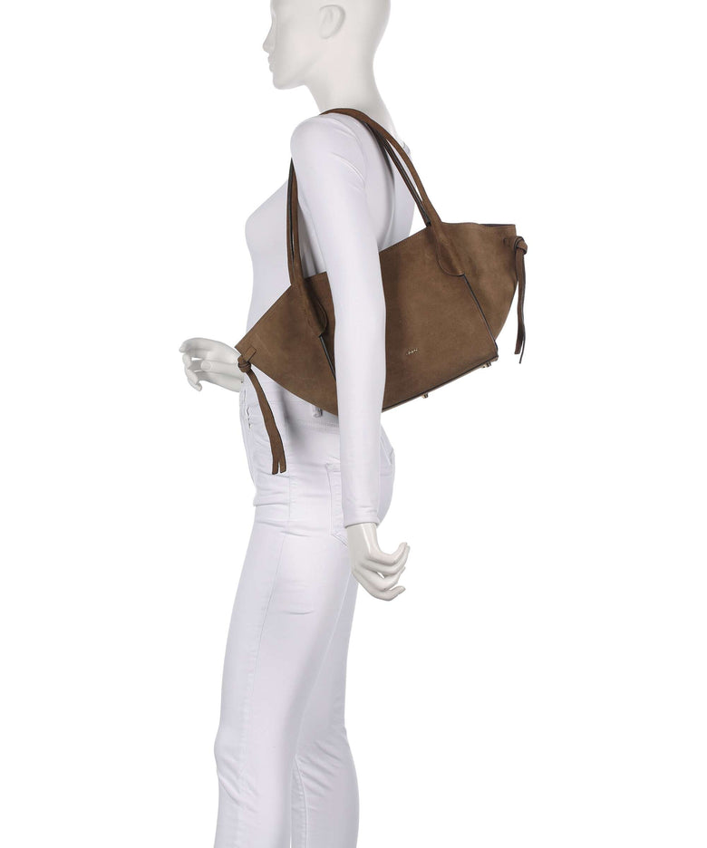 Abro Suede Vibe Small Shoulder bag khaki