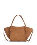 Abro Suede Vibe Big Tote bag cuoio