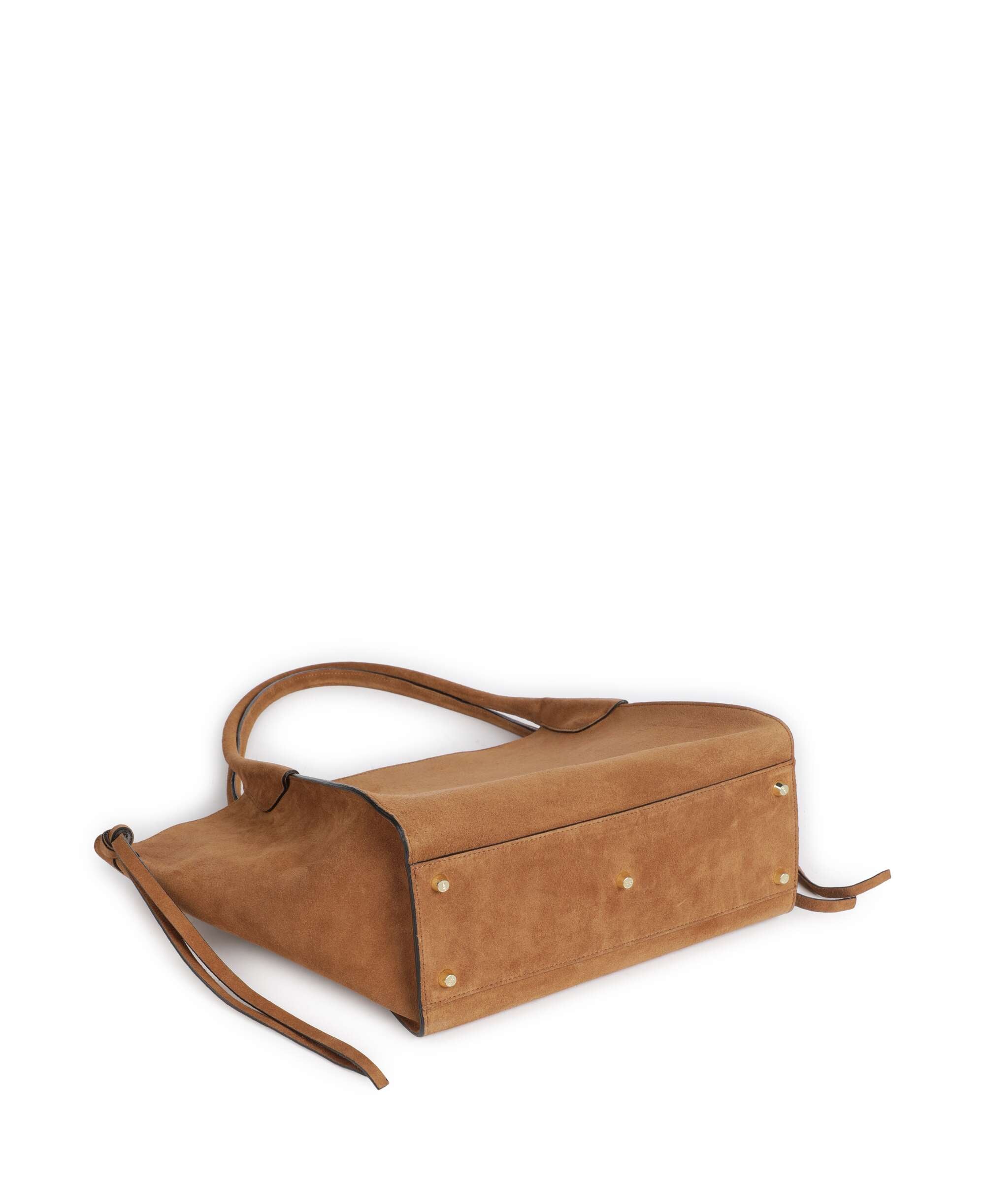 Abro Suede Vibe Big Tote bag cuoio